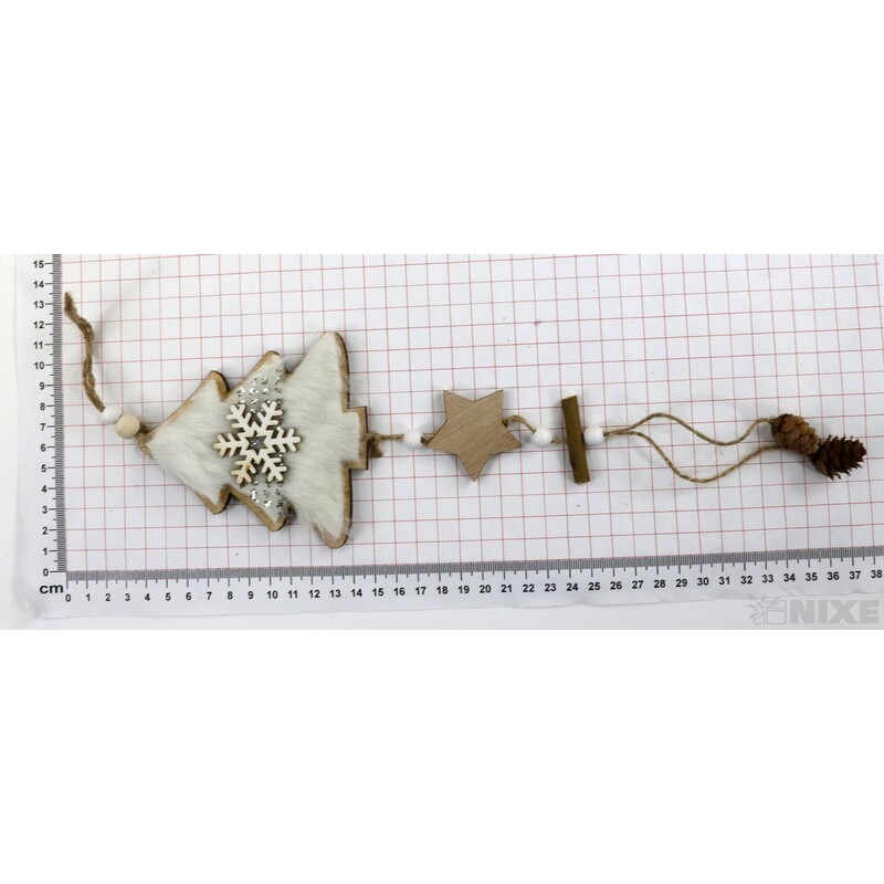 ZÁVĚS STROMEK D 10x11cm*BÍLÁ