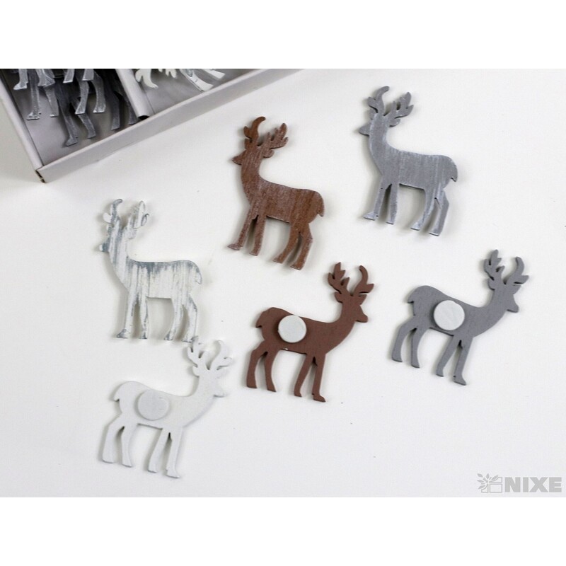 NALEPOVACÍ SOB 3x4cm 18ks*MIX BAREV