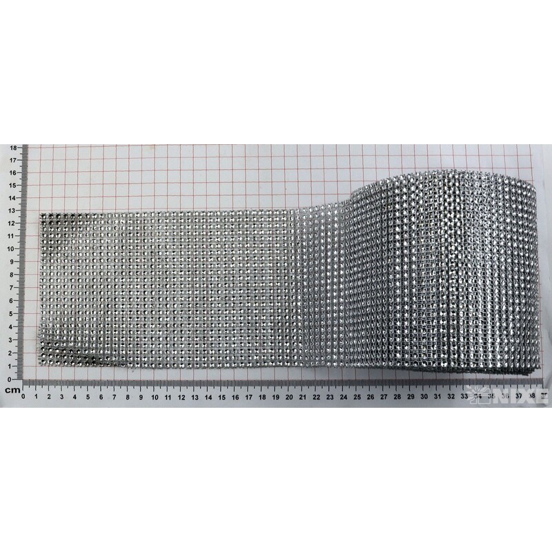 PÁSEK METAL 120mmx10yd*STŘÍBRNÁ