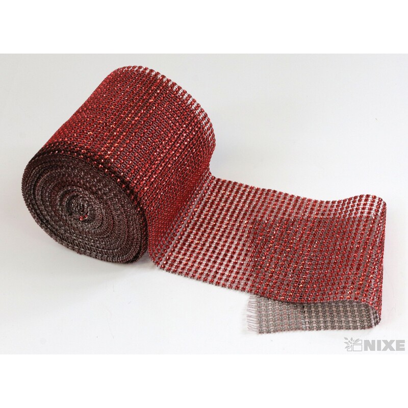 PÁSEK METAL 120mmx10yd*ČERVENÁ