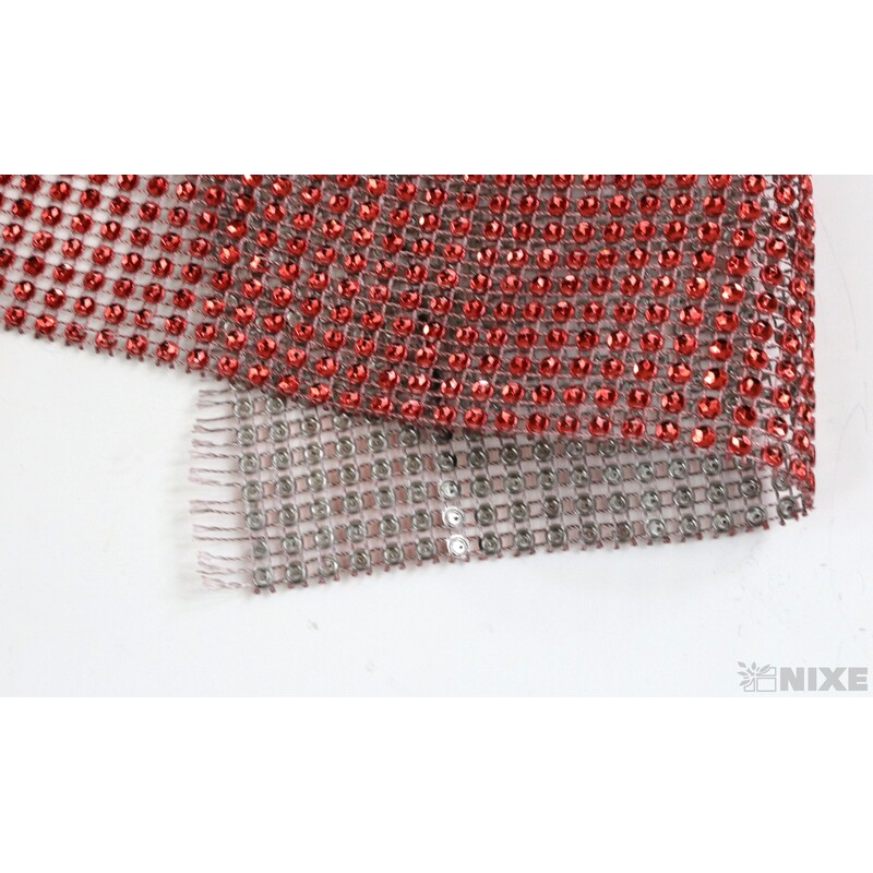 PÁSEK METAL 120mmx10yd*ČERVENÁ