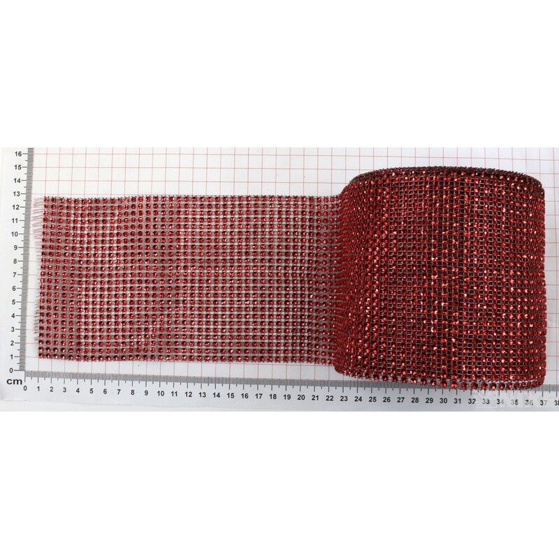 PÁSEK METAL 120mmx10yd*ČERVENÁ