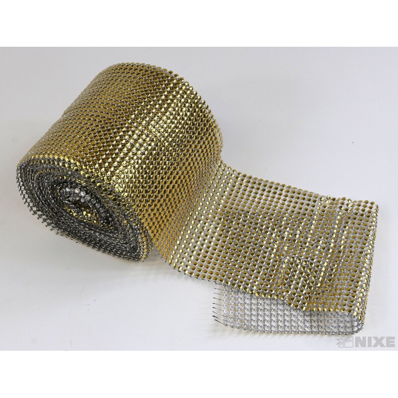 PÁSEK METAL 120mmx10yd*ZLATÁ