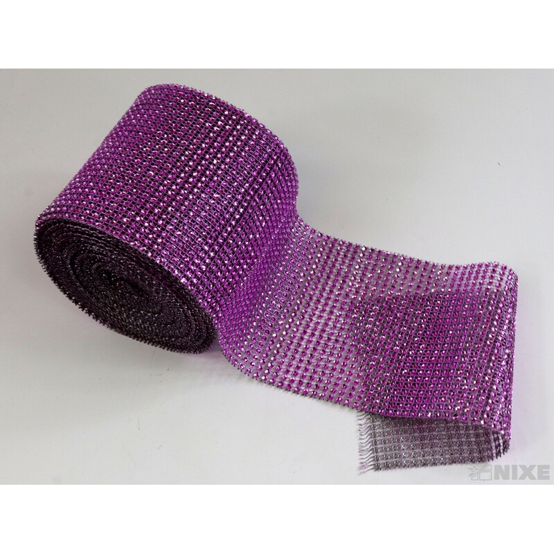 PÁSEK METAL 120mmx10yd*RŮŽOVÁ