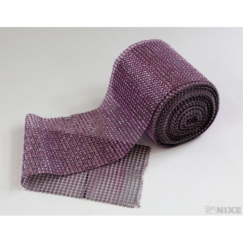 PÁSEK METAL 120mmx10yd*RŮŽOVÁ