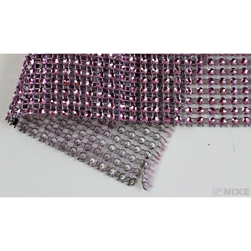 PÁSEK METAL 120mmx10yd*RŮŽOVÁ