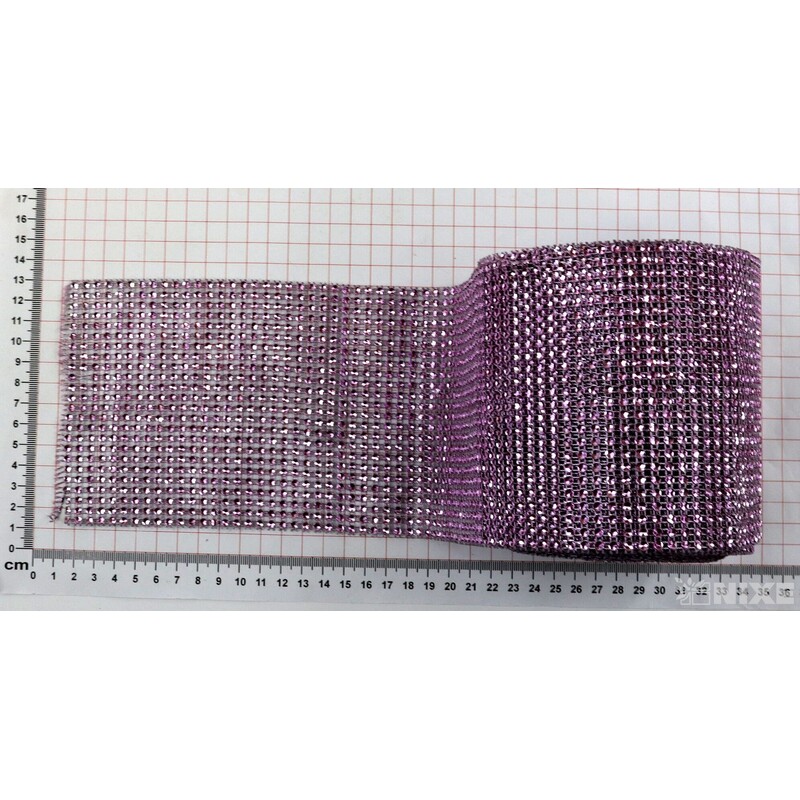 PÁSEK METAL 120mmx10yd*RŮŽOVÁ