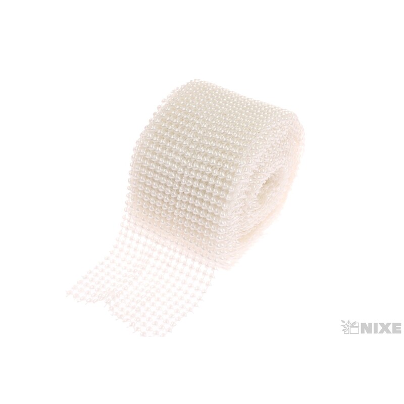 PÁSEK SRDCE 110mmx10yd*BÍLÁ