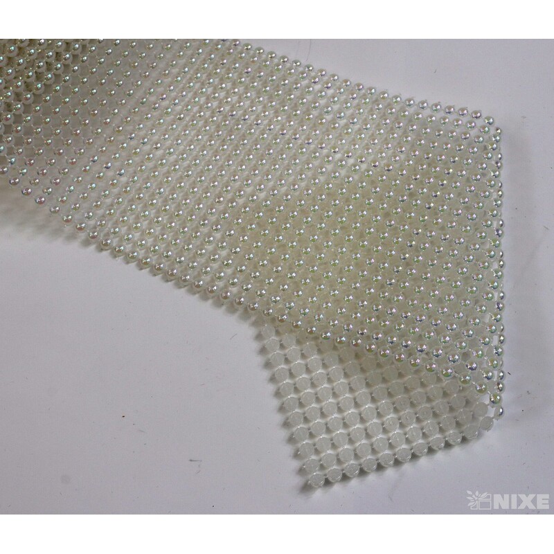 PÁSEK OZDOBNÝ 110mmx10yd*BÍLÁ