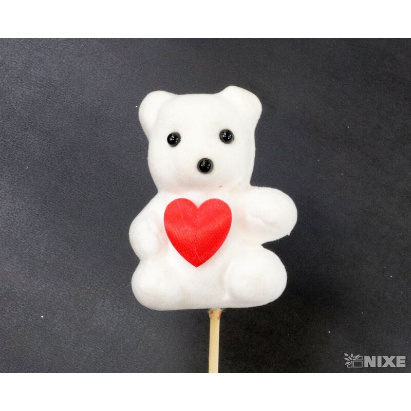 ZÁPICH MEDVÍDEK 12ks 7x18cm*BÍLÁ