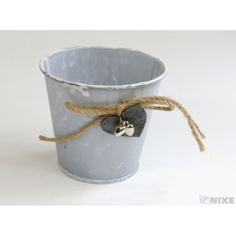 PLECHOVÝ OBAL 11x10cm*BÍLÁ