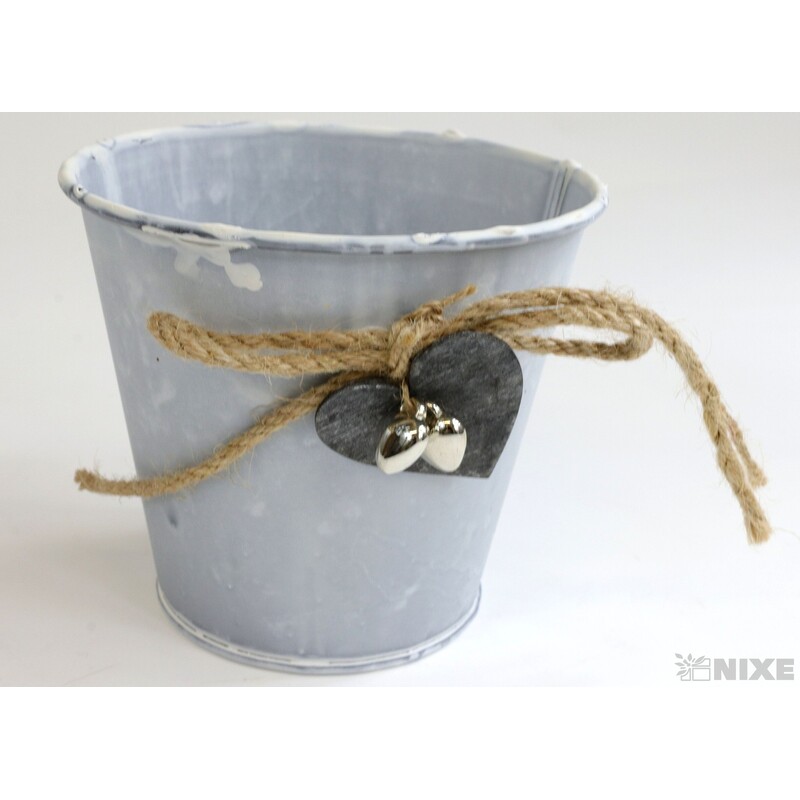 PLECHOVÝ OBAL 11x10cm*BÍLÁ