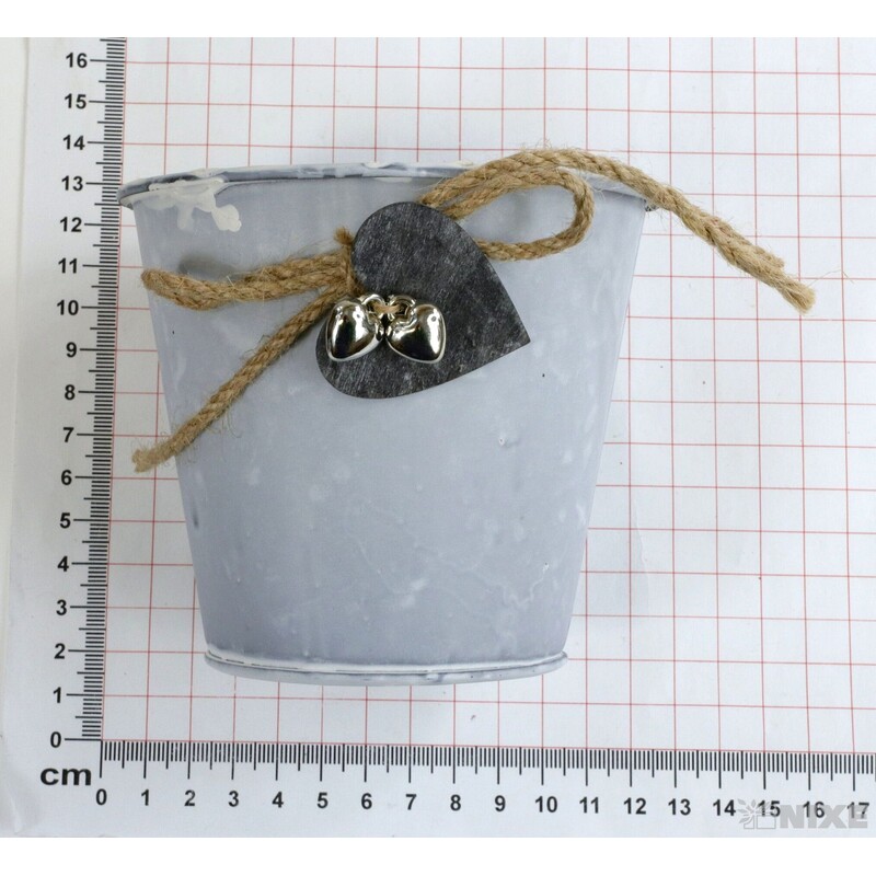 PLECHOVÝ OBAL 11x10cm*BÍLÁ