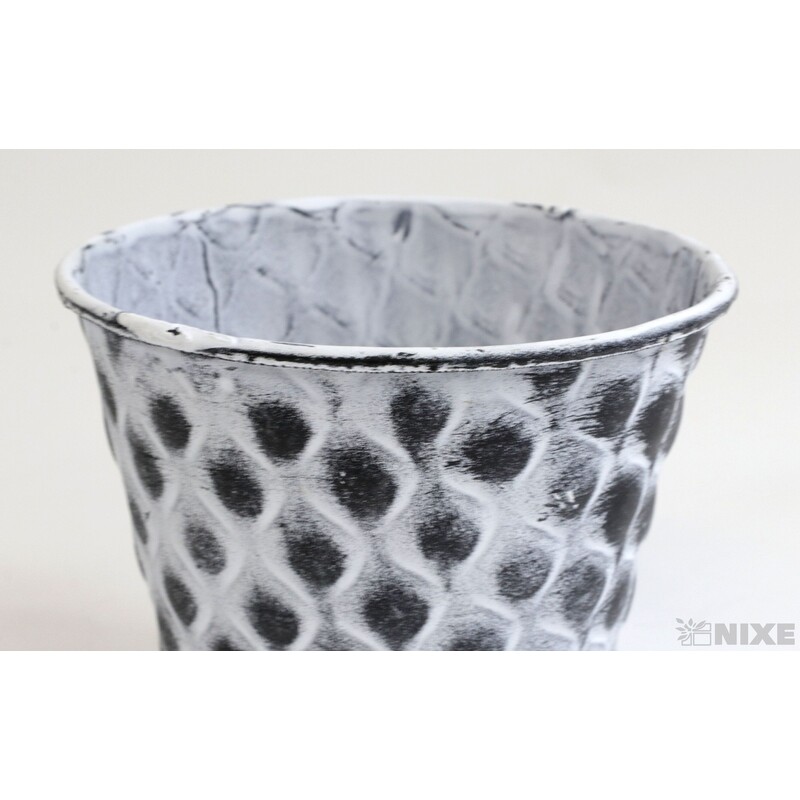 PLECHOVÝ OBAL 11x10cm*BÍLÁ