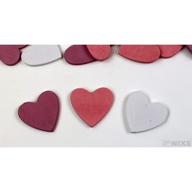 SRDCE 3,5cm 24ks*MIX BAREV