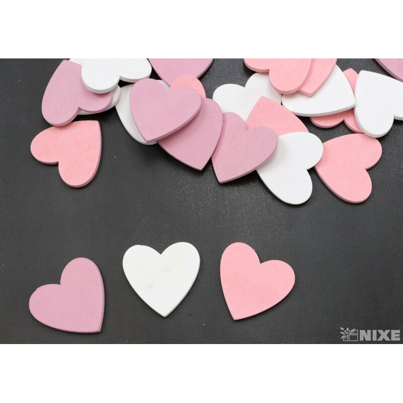 SRDCE 3,5cm 24ks*MIX BAREV