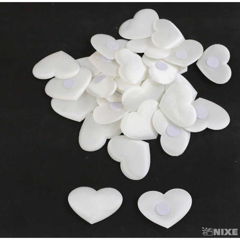 SRDCE NALEP. 4cm 30ks*BÍLÁ