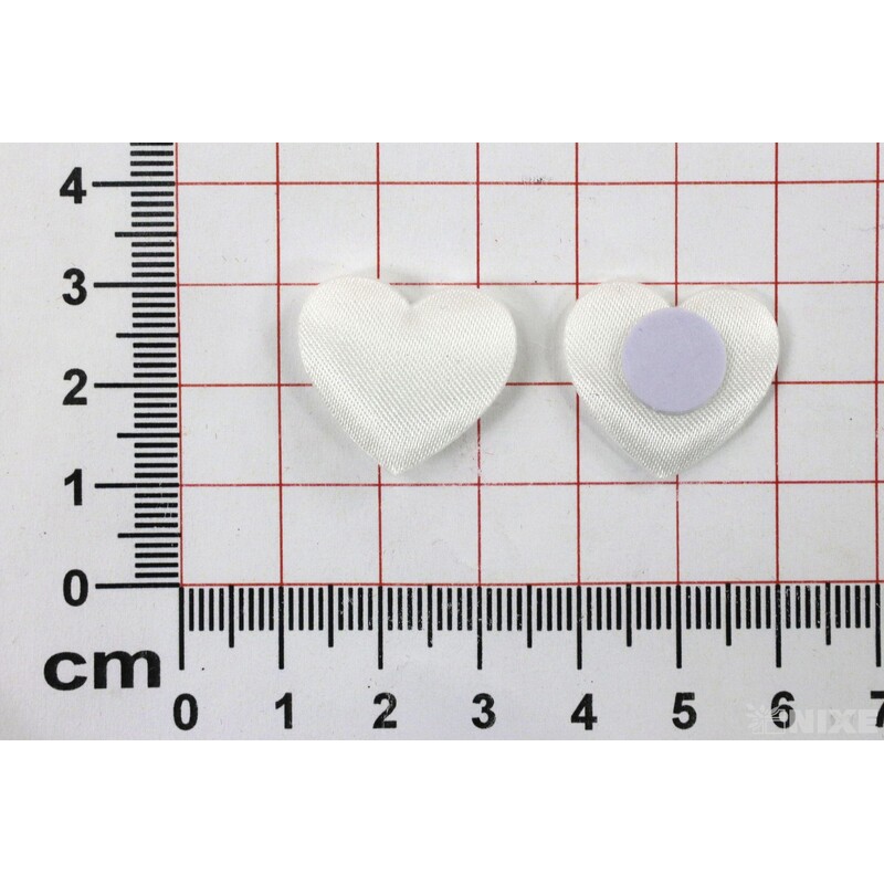 SRDCE NALEP. 2cm 30ks*BÍLÁ