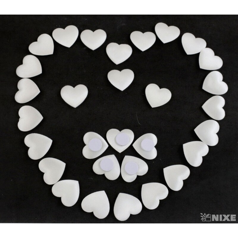 SRDCE NALEP. 2cm 30ks*BÍLÁ