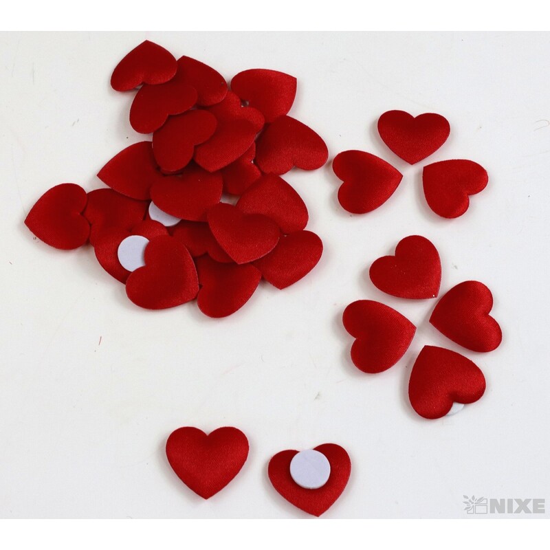 SRDCE NALEP. 2cm 30ks*ČERVENÁ