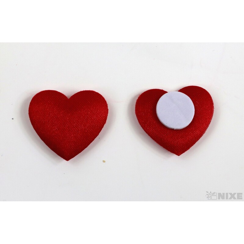 SRDCE NALEP. 2cm 30ks*ČERVENÁ