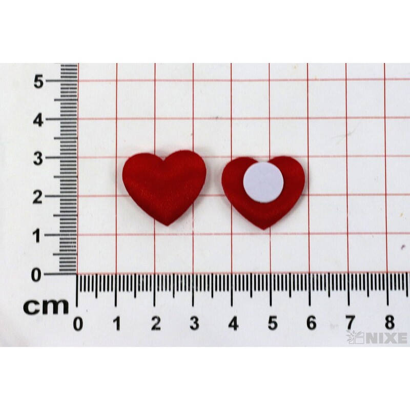 SRDCE NALEP. 2cm 30ks*ČERVENÁ