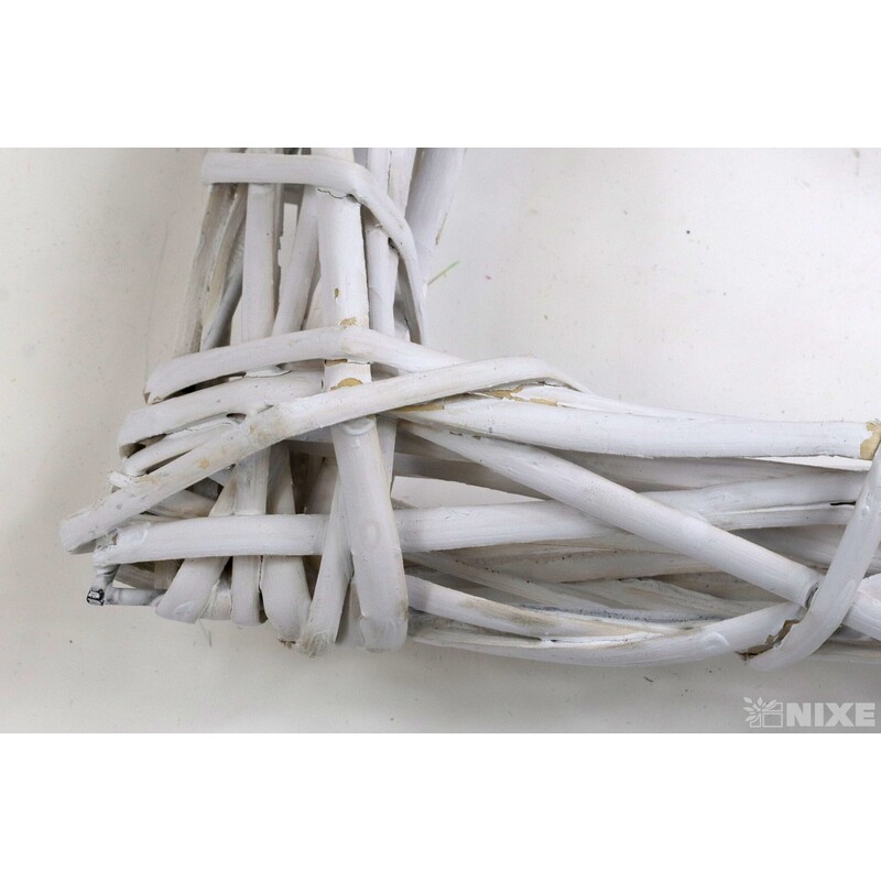 ZÁVĚS SRDCE 24cm*BÍLÁ