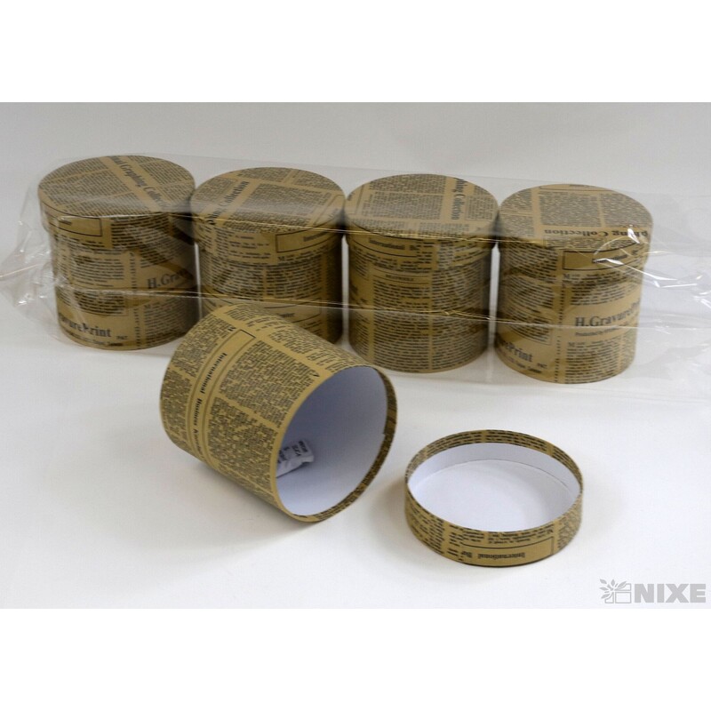 KVĚTINOVÝ BOX 5ks pr. 12x12cm*MIX BAREV