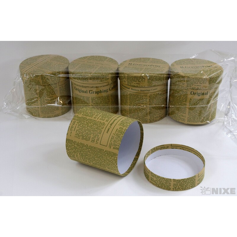 KVĚTINOVÝ BOX 5ks pr. 12x12cm*MIX BAREV