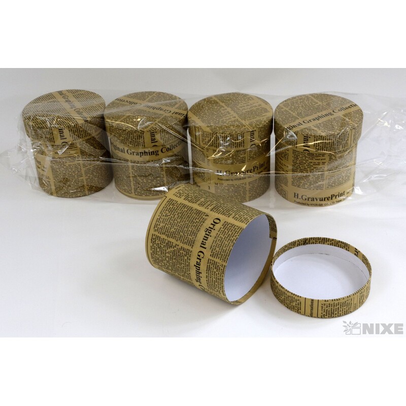 KVĚTINOVÝ BOX 5ks pr. 12x12cm*MIX BAREV