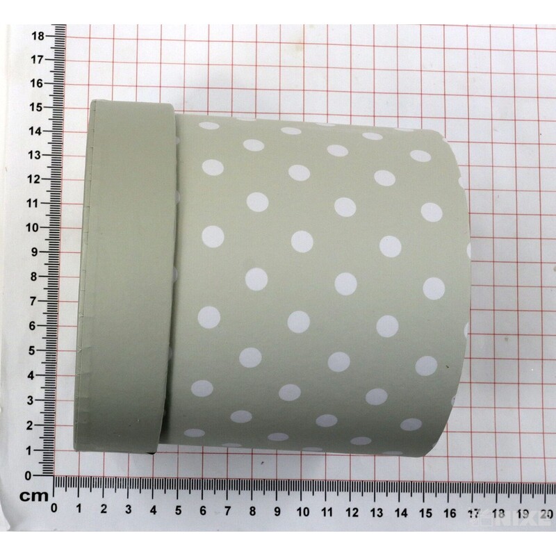 KVĚTINOVÝ BOX PUNTÍK 5ks pr. 12x12cm*ŠEDÁ