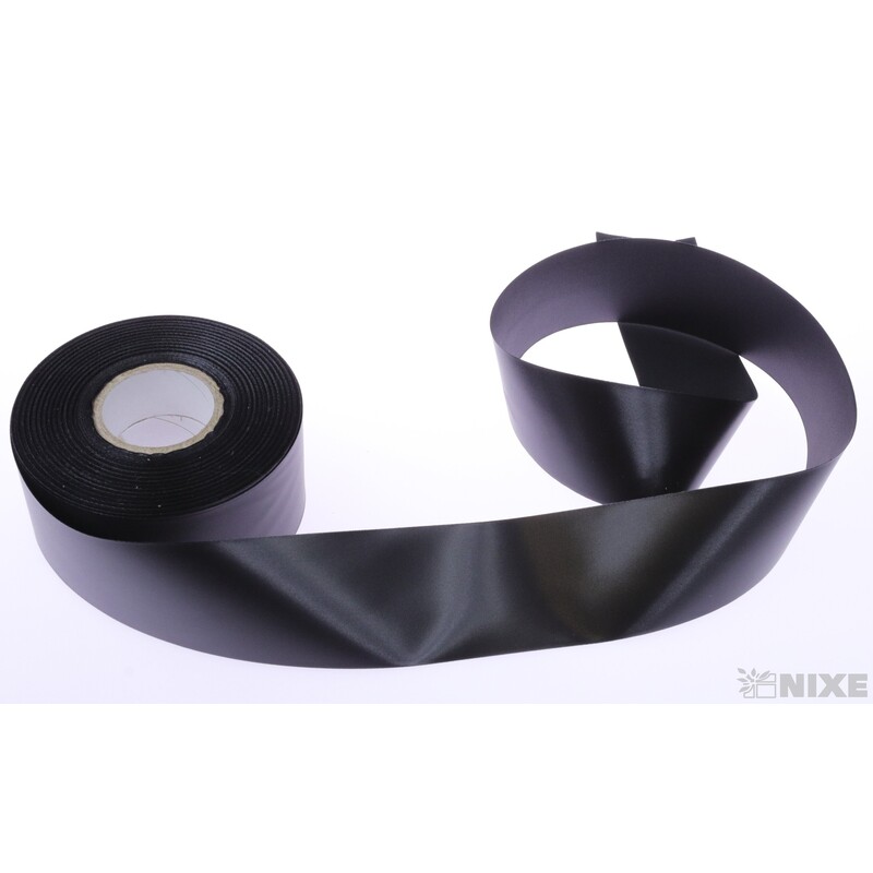 SATÉNOVÁ STUHA PRO TTR TISK 50mmx50m*ČERNÁ