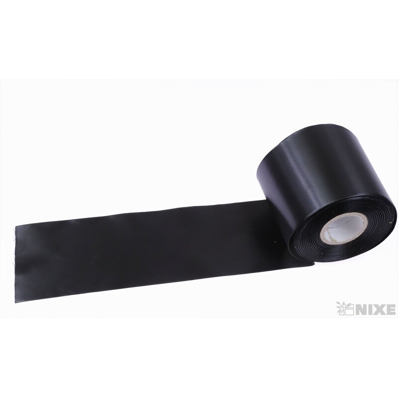 SATÉNOVÁ STUHA PRO TTR TISK  100mmx50m*ČERNÁ