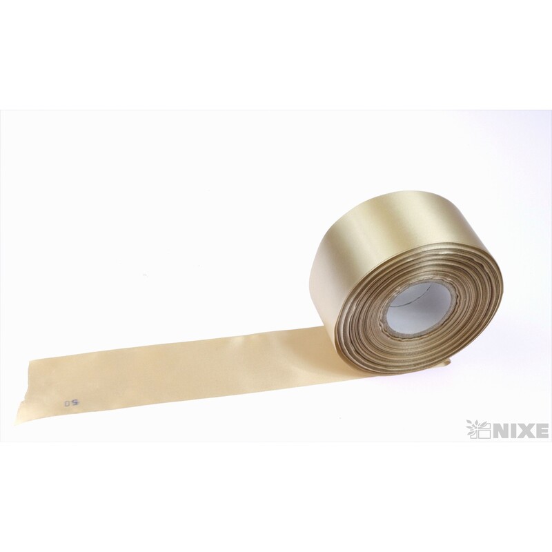 SATÉNOVÁ STUHA PRO TTR TISK  50mmx50m*BÉŽOVÁ/BEIGE