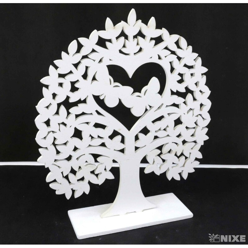 STROM 18x22cm*BÍLÁ V+