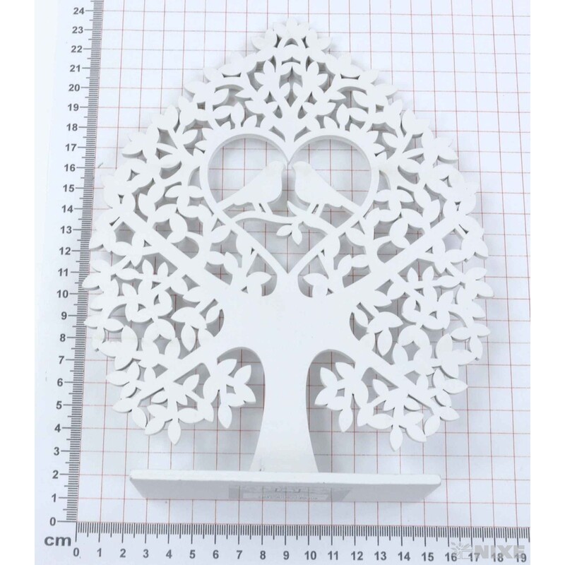 STROM 18x22cm*BÍLÁ V+