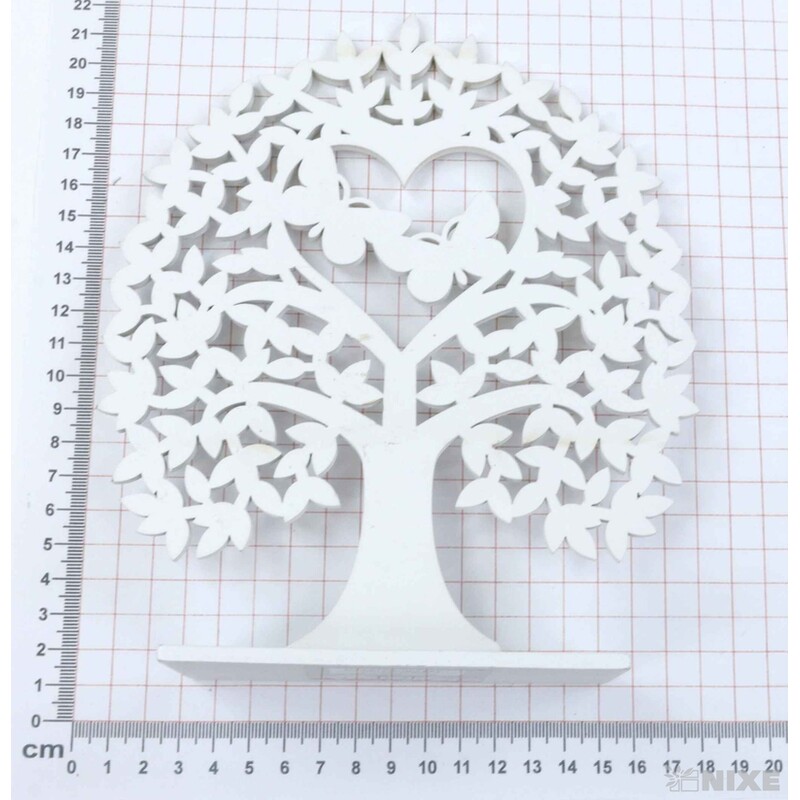 STROM 18x22cm*BÍLÁ V+