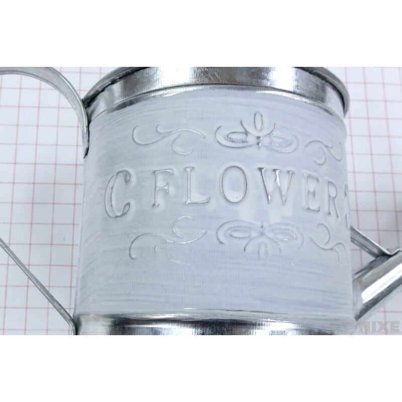 PLECHOVÁ KONEV 10x10cm*BÍLÁ