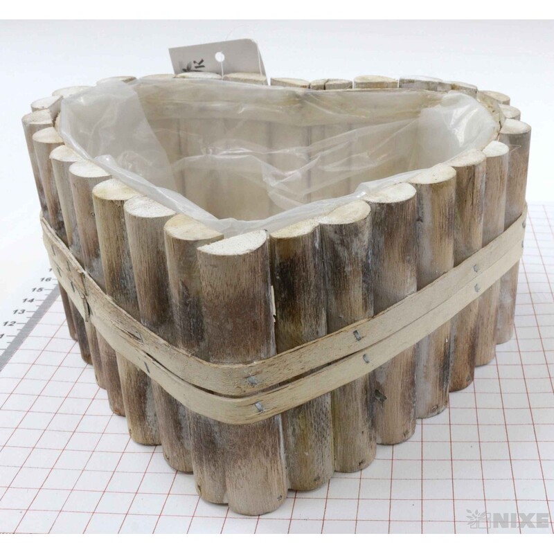 OBAL SRDCE 19x10cm*PŘÍRODNÍ