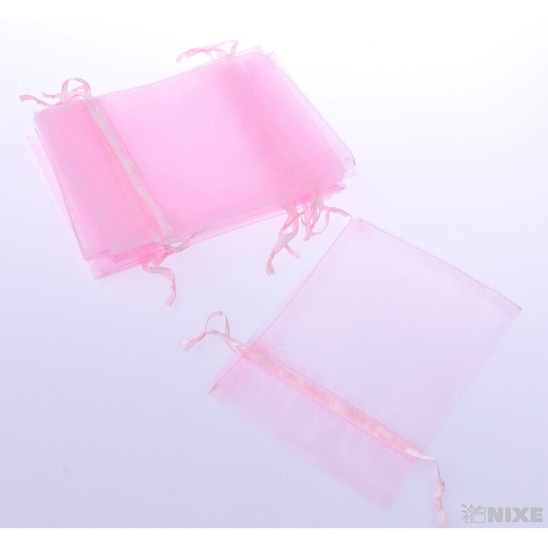 SÁČEK ORGANZA 12x16cm*RŮŽOVÁ