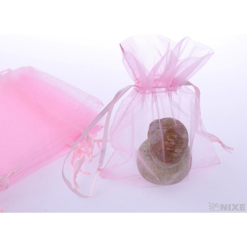 SÁČEK ORGANZA 12x16cm*RŮŽOVÁ