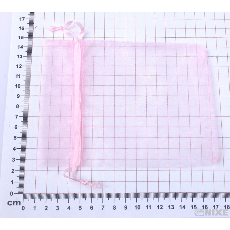 SÁČEK ORGANZA 12x16cm*RŮŽOVÁ