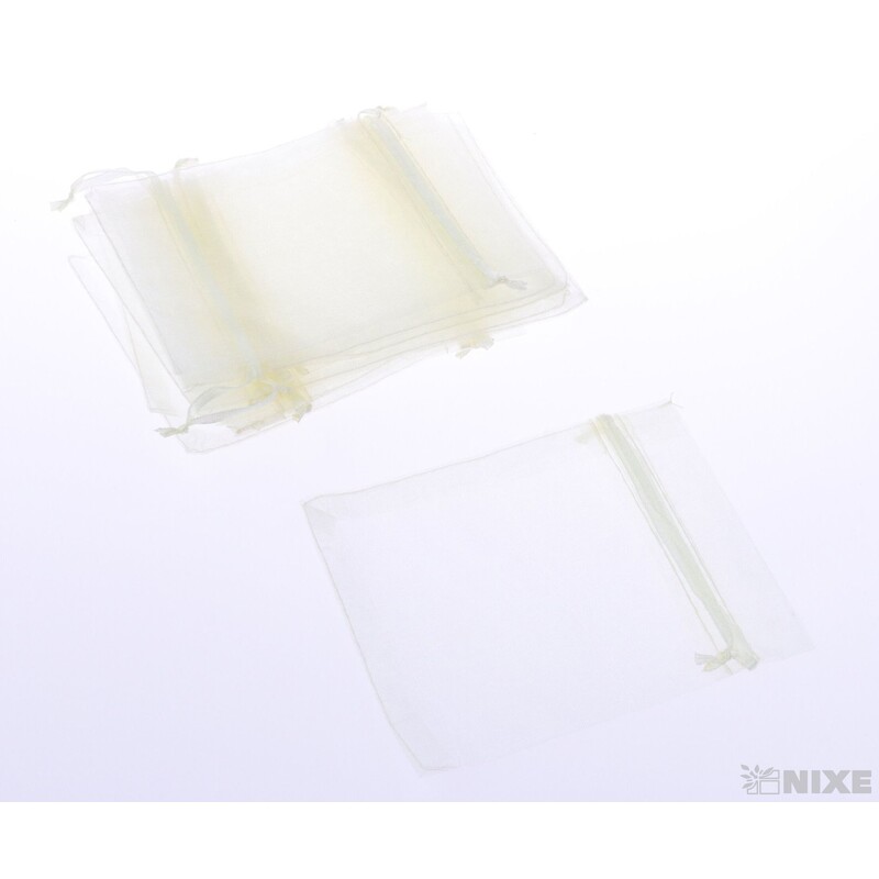 SÁČEK ORGANZA 09x13cm*KRÉMOVÁ