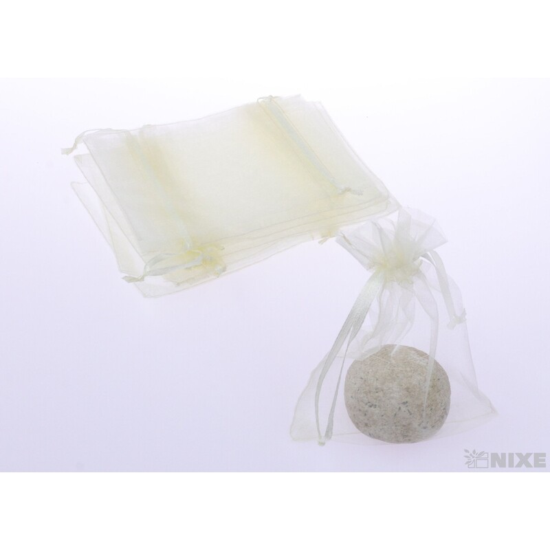 SÁČEK ORGANZA 09x13cm*KRÉMOVÁ