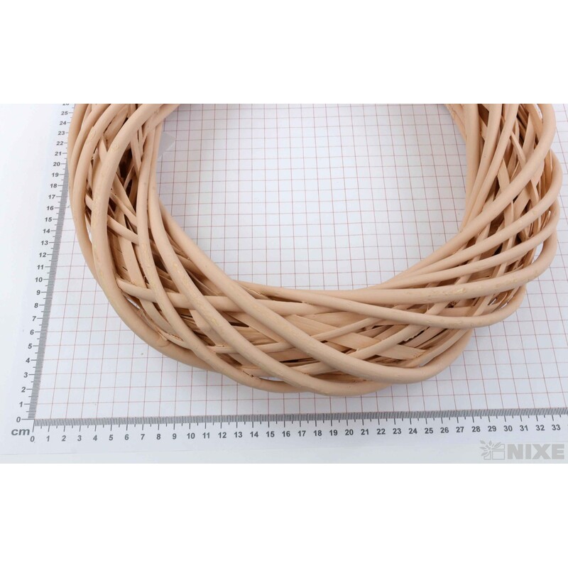 VĚNEC PROUTĚNÝ 35cm*MIX BAREV