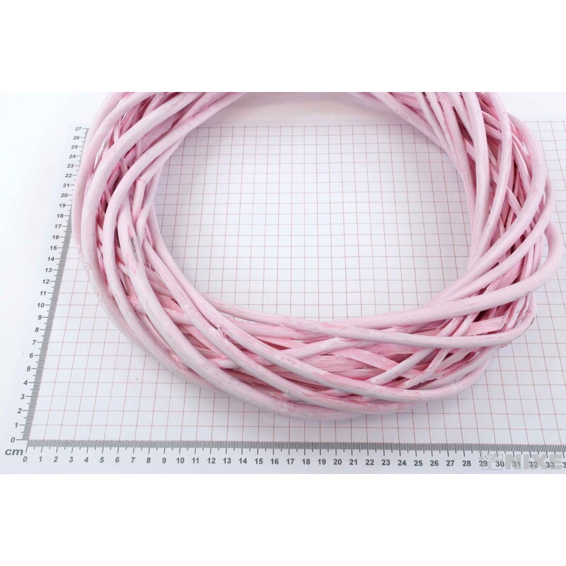 VĚNEC PROUTĚNÝ 35cm*MIX BAREV