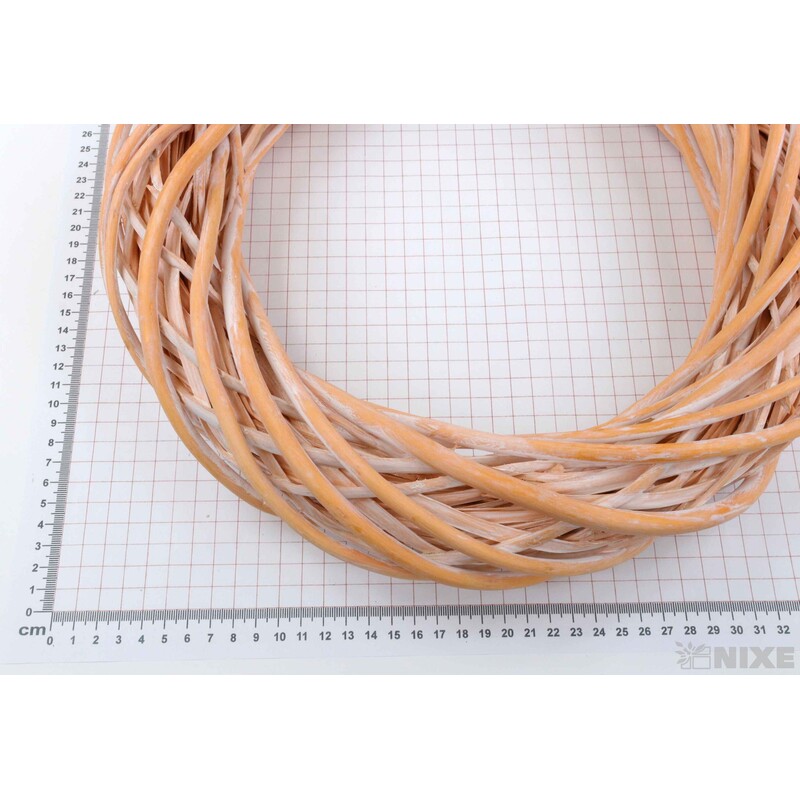 VĚNEC PROUTĚNÝ 35cm*MIX BAREV