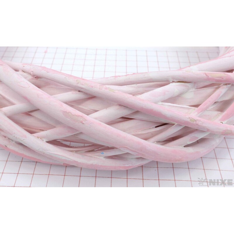 VĚNEC PROUTĚNÝ 30cm*MIX BAREV