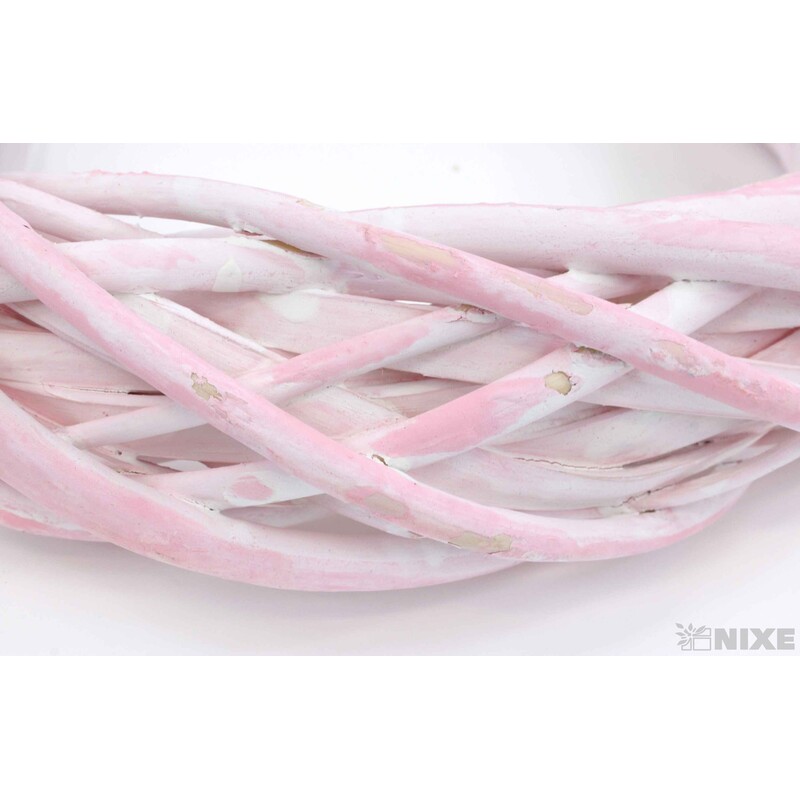 VĚNEC PROUTĚNÝ 30cm*MIX BAREV