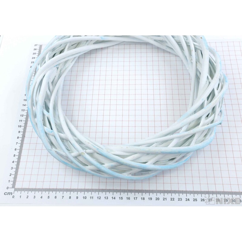 VĚNEC PROUTĚNÝ 30cm*MIX BAREV